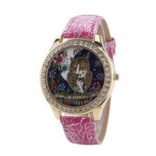 Reloj de pulsera de cuarzo elegante informal a la moda 2018 con diseño de búho creativo 2024 - compra barato