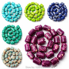Ágata de encaje loco Natural para hacer joyas, cuentas sueltas de 15 ", gran calidad, 6 colores, DIY, wj294, 11x15mm 2024 - compra barato