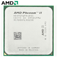AMD Phenom II X4 925 HDX925WFK4DGI CPU Socket AM3 95W 2,8 GHz 938-pin четырехъядерный настольный процессор CPU X4 925 socket am3 2024 - купить недорого