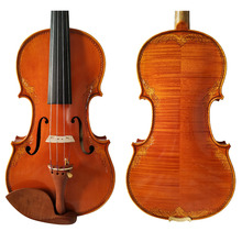 Копия Stradivarius 1715 100% ручная работа резьба цветок FPVN03 скрипка + углеродное волокно лук пенопластовый чехол 2024 - купить недорого