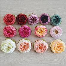 10PCS 13COLORS Silk Peony flower heads Artificial Flowers For DIY home Party Wedding Decoration backdrop flores flower wall 2024 - buy cheap