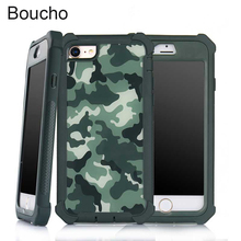 Boucho Shockproof Sturdy Phone Case for iPhone XS Max XR X 6 6S 7 8 Plus Heavy Duty Protection Doom Armor PC+Soft TPU Cover Capa 2024 - buy cheap