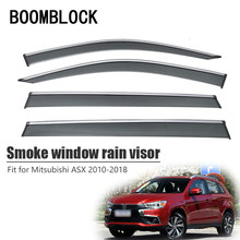 BOOMBLOCK, козырек для автомобильного окна, дождевик, дефлекторы, навес, обшивка, аксессуары для стайлинга автомобиля, авто для Mitsubishi ASX 2010-2018 2024 - купить недорого