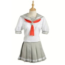 2017 Love Live! Sunshine!! Aqours Takami Chika School Uniform Love Live Cosplay Costume 2024 - buy cheap