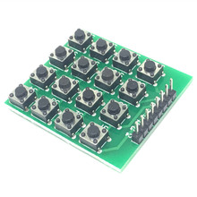 8pin 4x4 4*4 Matrix 16 Keys Button Keypad Keyboard Breadboard Module Mcu for arduino electronic Diy Kit 2024 - buy cheap