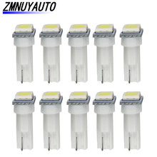 10pcs 12V Car Interior Lamp T5 Led 5050 SMD Auto Wedge Dashboard Instrument Indicator Light Bulb White Red Yellow Green Blue 2024 - buy cheap