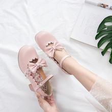 Kawaii/Женская обувь принцессы с бантом для девочек; Женская милая японская обувь в стиле Лолиты с круглым носком на толстом среднем каблуке; школьная форма для японской средней школы; обувь в стиле Лолиты 2024 - купить недорого