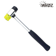 WHDZ 25 мм двусторонний резиновый молоток с мягким краном для многофункционального ручного инструмента, жесткий пластик и нескользящая пластиковая рукоятка, идеальный инструмент 2024 - купить недорого