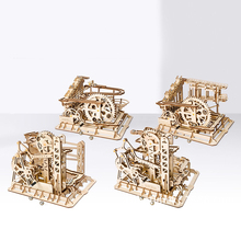 Развивающие деревянные игрушки креативные DIY лазерная резка 3D механическая модель деревянная головоломка игра сборка игрушка головоломка подарок для детей 2022 - купить недорого