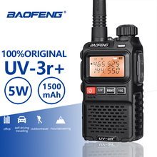 Baofeng UV-3R+ High Quality Mini Walkie Talkie Handheld VHF UHF Two Way Radio Scanner Hf Transceiver Ham Radio Station Ecouteur 2024 - buy cheap