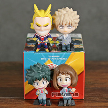 Boku No Hero Academia Midoriya Bakugou Ochaco All Might Mini PVC Figures Collectible Model Toys Keychian 4pcs/set 2024 - buy cheap