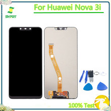 Сенсорный ЖК-дисплей дигитайзер в сборе для Huawei P Smart Plus сенсорный экран панель Стекло в сборе для Huawei Nova3i LCDs 2024 - купить недорого