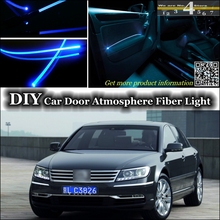 Luz de ambiente interior de atmósfera banda de fibra óptica luces para Volkswagen VW Phaeton iluminación de Panel de puerta interior de 2024 - compra barato