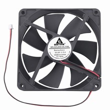 2Pieces LOT Gdstime DC 24V 2Pin 14025 140x140x25mm 140mm 14cm Radiator Brushless Cooler Cooling Fan 2024 - buy cheap