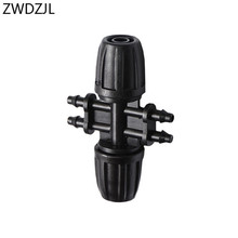 Conector de irrigação de jardim 8/11 para o 4/7, mangueira de 6 vias com conectores de 3/8 a 1/4 "e mangueira de jardim com 2 peças 2024 - compre barato