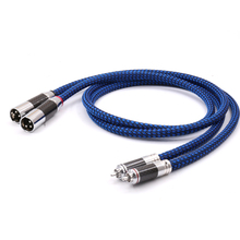 2328 Hifi RCA к XLR высококачественный кабель 6N посеребренный 2RCA штекер к 2XLR Штекерный кабель аудио соединительный кабель 2024 - купить недорого