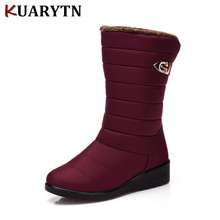 Winter Women Boots Mid-Calf Down Boots Female Waterproof Ladies Snow Boots Girls Winter Shoes Woman Plush Insole Botas Mujer 2024 - buy cheap