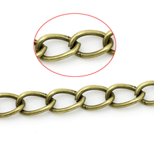 8SEASONS Link Curb Chains Findings Antique Bronze 5x8mm,3M (B27156) 2024 - buy cheap