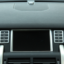 Cubierta de pantalla cromada GPS para Land Rover Discovery Sport 2015, accesorios de coche 2024 - compra barato