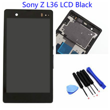LCD Display Touch Screen with Digitizer Assembly+ Frame For Sony Xperia Z L36H L36 LT36 C6603 C6602 Free Shipping+Tools+Black 2024 - buy cheap