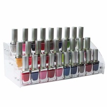 3 layers Removable Rack Acrylic Clear Nail Polish Cosmetic Varnish Display Stand Holder Manicure Tool Organizer Storage 2024 - buy cheap
