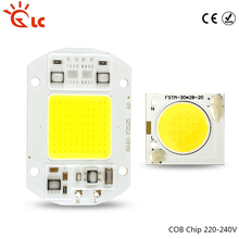 LED Chip Lamp COB 3W 10W 20W 30W 50W 220V Input Smart IC Driver Fit For DIY Cold Warm White For Spotlight Outdoor Floodlight 2024 - buy cheap