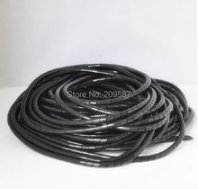 3mm 70.5FT (21.5M) Spiral Wrapping Cable Wire Wrap Tube Computer Manage Cord Black 2024 - buy cheap
