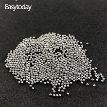 Easytoday mini bolas de aço para caça, acessórios para estilingue com 2mm de diâmetro de 10000 para caça ao ar livre, mini bolas de aço de alto carbono para munição de mini esferas de caça 2024 - compre barato