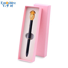 Bolígrafo rosa con caja de lápices, bolígrafo de Bolígrafo de Metal, bolígrafo de alta calidad para negocios, escuela, regalos de oficina, suministros 644 2024 - compra barato