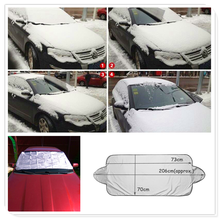 Capa protetora para neve, proteção contra poeira e sol para janela, para kia solaris verna ix25 ix35 ix45 sonata 8 qualquer carro, novo, 2018 2024 - compre barato