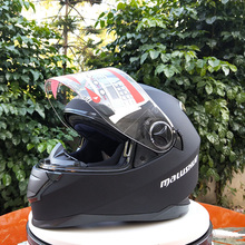 Casco de motocicleta con visores para hombre, visera protectora para invierno, ideal para carreras 2024 - compra barato