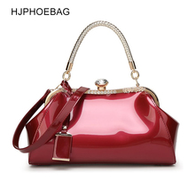 HJPHOEBAG-Bolso de charol para mujer, bandolera femenina a la moda, para fiesta y boda, YC190 2024 - compra barato