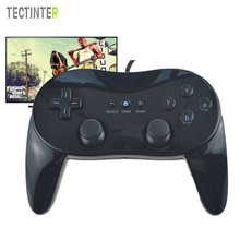 For Wii Mini Classic Controller Pro Black White Gamepad For Wii Remote Accessories Video Games Joystick 2024 - buy cheap