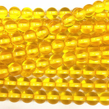 Yellow Faux Resin Ambers Bodhi Bead Prayer Loose Round Spacer Beads Beeswax Acrylic Plate DIY Jewelry Making Finding 15inch A211 2024 - buy cheap