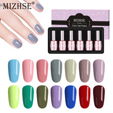 MIZHSE Nail Gel Manicure Set Nail Art Kits 18ML Gift Box Gel Polish Varnish Pure Color UV Gel Nail Polish Set UV LED Gel Lacquer 2024 - buy cheap