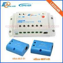 Controlador mini 12V 20A para el hogar, pequeños paneles solares, sistema de trabajo LS2024B 20amps ble y wifi eBOX para el sistema de teléfono android 2024 - compra barato