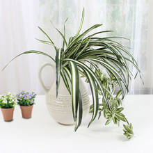 SOLEDI Artificial Flower Chlorophytum Wlall Hanging Rattan wedding decoration artificial flowers christmas decorations for home 2024 - buy cheap