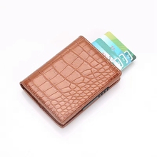 2020 Multifunction Cardholder Wallets PU Leather RFID Credit Card Holders Aluminum Alloy Business ID Bank Card Protector Case 2024 - buy cheap