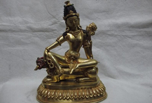 Song voge-estatua de León, Gema S0865 100%, bronce púrpura, cobre, 24K, Buda Samantabhadra 2024 - compra barato
