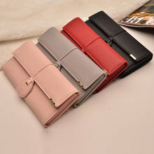 Card Holder Wallet Female Day Clutches Casual Quality PU Leather Hasp Luxury Women Portfolio Money Cash Bags Ladies Purse 2024 - buy cheap