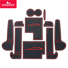 Smabee Gate slot mat For Audi A6 C7 2011 ~ 2018 A6 4G RS6 S6 S line RS 6 Cup Holders Non-slip mats Rubber Coaster Accessories 2024 - buy cheap