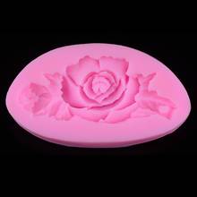 1 PCS 3D Silicone Mold Rose Flower Shaped Silicone Fondant Mold Cake Chocolate Party Cake Decorating Tool 2024 - buy cheap