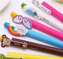 30pcs/lot Wholesale New colorful Cartoon Rainbow Animals pen Korean Style Ball Pen Rainbow pen kids gifts 2024 - buy cheap