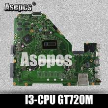 Asepcs x550lc placa-mãe do portátil para For Asus x550lc x550ld x550ln teste original mainboard sem ram I3-CPU gt720m 2024 - compre barato