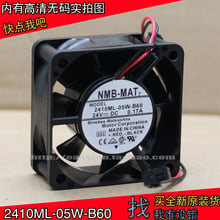 Nuevo NMB-MAT Minebea 2410ML-05W-B60 6025 24V 0.17A 6CM ABB convertidor de frecuencia ventilador de refrigeración 2024 - compra barato