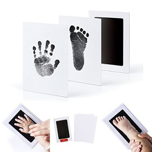 Mão do bebê pegada makers almofada de tinta infantil seguro inkless handprint kit memórias lembrança presente para o bebê recém-nascido diy inkpad lembrança 2024 - compre barato