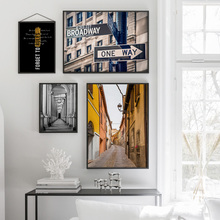 New York City Train Way Station Wall Art Canvas Painting Nordic Posters And Prints Landscape Wall Pictures For Living Room Decor 2024 - buy cheap