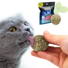 Gato natural catnip brinquedos mentol sabor gatinho tratar bola gatos jogando limpeza dentes brinquedo 2024 - compre barato