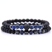 Hot Selling 8MM CZ Ball Hematite Bracelet 6MM Matte Black Onyx Bracelet Set For Men Women Best Gifts 2024 - buy cheap