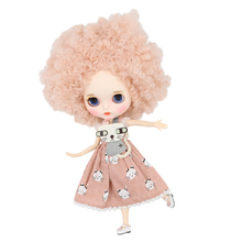 ICY DBS Blyth doll 1/6 bjd nude joint body with white skin pink hair and matte face BL235 2024 - buy cheap